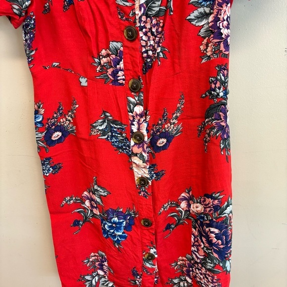 Anthropologie Maeve Caldwell floral Buttondown Dress. Size 12 - Picture 7 of 15
